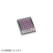 SB197-01-07 [クリスタルハザードボタンエンブレム T-E フューシャ]