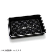 HA609-01 [トレーwithマット チェックモデル ブラック/グレー シルバーオーナメント]