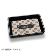 HA614-01 [トレーwithマット チェックモデル ベージュ シルバーオーナメント]