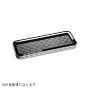 HA645-01-11 [スキナトコロニトレー Mサイズ クロームメッキ/ピアノブラック/モノグラム]
