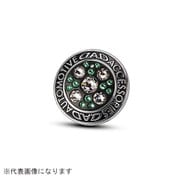 SA911-18 [オートモーティブプッシュスターターブローチ クリスタル＆エメラルド]