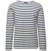 Ecru/Mari/Marine カットソー S 0407