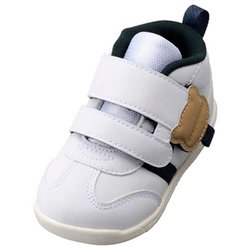 瞬足足育 ベビー ウォーキングシューズ ホワイト（W） 12cm SJB1620