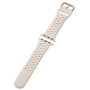 AW-40BDSCNWH [アップルウォッチ バンド Apple Watch SE （第2世代/第1世代）/Series 10/9/8/7/6/5/4/3/2/1 [42 41 40 38mm] シリコン ベルト 耐衝撃 軽量 スポーツ スターライト]