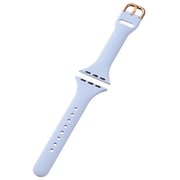 AW-41BDSCJBU [アップルウォッチ バンド Apple Watch SE （第2世代/第1世代）/Series 10/9/8/7/6/5/4/3/2/1 [42 41 40 38mm] シリコン ベルト 耐衝撃 スリム ＆me ブルー]