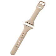 AW-41BDSCJGB [アップルウォッチ バンド Apple Watch SE （第2世代/第1世代）/Series 10/9/8/7/6/5/4/3/2/1 [42 41 40 38mm] シリコン ベルト 耐衝撃 スリム ＆me グレージュ]