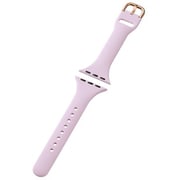 AW-41BDSCJPU [アップルウォッチ バンド Apple Watch SE （第2世代/第1世代）/Series 10/9/8/7/6/5/4/3/2/1 [42 41 40 38mm] シリコン ベルト 耐衝撃 スリム ＆me ラベンダー]