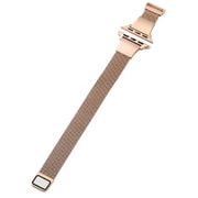 AW-41BDSSMJPN [アップルウォッチ バンド Apple Watch SE （第2世代/第1世代）/Series 10/9/8/7/6/5/4/3/2/1 [42 41 40 38mm] ステンレス マグネット ベルト スリム ミラネーゼ ＆me ピンクゴールド]