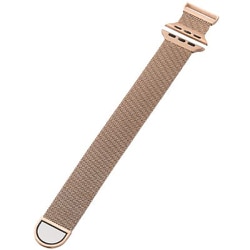 AW-41BDSSMMPN [アップルウォッチ バンド Apple Watch SE （第2世代/第1世代）/Series 10/9/8/7/6/5/4/3/2/1 [42 41 40 38mm] ステンレス マグネット ベルト ミラネーゼ ピンクゴールド]