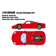 EM568B 1/43 ポルシェ 918 スパイダー 2011 ガーズレッド [レジンキャストミニカー]