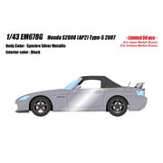 EM678G 1/43 ホンダ S2000 AP2 Type S 2007 シンクロシルバーメタリック [レジンキャストミニカー]