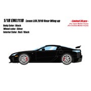 EML111B 1/18 レクサス LFA 2010 Rear Wing up ブラック [レジンキャストミニカー]