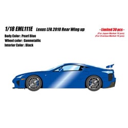 EML111E 1/18 レクサス LFA 2010 Rear Wing up パールブルー [レジンキャストミニカー]