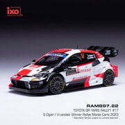 RAM897 1/43 トヨタ GR ヤリス RALLY1 2023年 モンテカルロラリー優勝 #17 S.Ogier/V.Landais [ダイキャストミニカー]