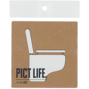 24710 [PICT LIFE. トイレB 白 1枚入]