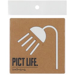 24722 [PICT LIFE. シャワールーム 白 1枚入]