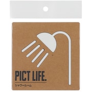24722 [PICT LIFE. シャワールーム 白 1枚入]
