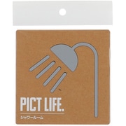24724 [PICT LIFE. シャワールーム グレー 1枚入]