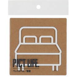 24749 [PICT LIFE. ベッドルーム 白 1枚入]