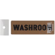 24777 [PICT LIFE. WASHROOM 黒 1枚入]