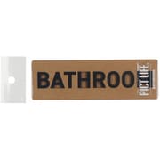 24780 [PICT LIFE. BATHROOM 黒 1枚入]