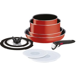 新品★T-fal9点セット ingenio Paprika red グループセブジャパン T-fal インジニオ IHルージュ セット9