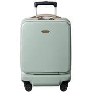 MILESTO ハードキャリーフロントポケット 34L ストッパー付キャビンサイズ ペールグリーン MLS919-PGR