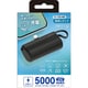 軽量・コンパクト Type-Cコネクター直挿しタイプ モバイルバッテリー 5000mAh MB-T5000C BK
