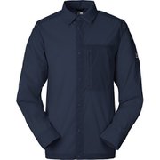 エアリアル L/S シャツ aerial L/S shirts 101521 5000 Navy Mサイズ [アウトドア シャツ メンズ]