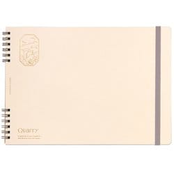 Quarry notebook B5wide ivory GQB5-01