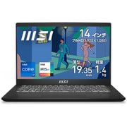 ヨドバシ.com - ノートパソコン/msi Modern 14 C12M/14型/Core i7-1255U/Iris Xe グラフィックス/メモリ  16GB/SSD 512GB/Windows 11 Home MODERN-14-C12MO-4106JPのレビュー 3件ノートパソコン/msi  Modern 14 C12M/14型/Core i7-1255U/Iris Xe グラフィックス/メモリ 16GB ...