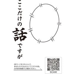 フライハート QRコード使用 ビデオレターが贈れる動画メッセージサービス ここだけの話ですポストカード FHPC-LANG1KKD