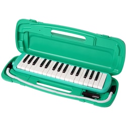 鍵盤ハーモニカ 32鍵盤モデル グリーン key-h-gr