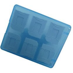 SD/microSDメモリーカード収納ケース 12枚収納用 HD-MCCASE12PCLBL