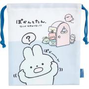 CA51705 ぽかんとたん マチ付巾着 [キャラクターグッズ]
