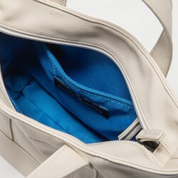 PSYCHO BUNNY サイコバニー ラウンドバッグ アイボリー 新品 新品 PSYCHO BUNNY サイコバニーゴルフ ブロックPBラウンド