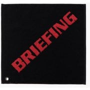 BRG241A17 BLACK 001 [LOGO WASH TOWEL BY HIPPOPOTAMUS]