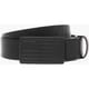 BRG191M38 BLACK 001 [BG BUCKLE LEATHER BELT]