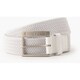 BRG221M01 WHITE 00M [SQUARE BUCKLE MESH BELT]