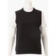 BRG241W12 BLACK 00M [レディース WS WR MESH CREWNECK KNIT VEST]