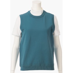 BRG241W12 BLUE 00L [レディース WS WR MESH CREWNECK KNIT VEST]