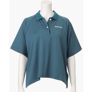 BRG241W31 BLUE 00M [レディース WS BACK LOGO LINE POLO RELAXED FIT]