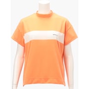 BRG241W42 ORANGE 00L [レディース WS PANEL MESH MOCK NECK RELAXED FIT]