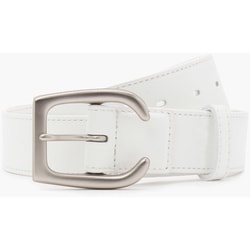 BG1732518 WHITE 001 [BUCKLE LEATHER BELT]