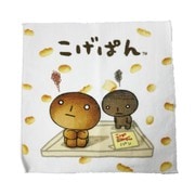 2833055 こげぱん ミニタオル 約25×25cm トレー柄 [キャラクターグッズ]
