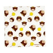 2843018 モンチッチ ミニタオル 約25×25cm Let's！Party（レッツ！パーティ）シリーズ 総柄 [キャラクターグッズ]