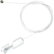 WR-8-WW ボール式ミニワイヤー自在FITホワイト×ホワイト Φ1.2mm 1.0m