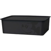 ミッキーマウス スクエア BOX 蓋付き 収納 レギュラー エコ ブラック 38×27×12cm 日本製
