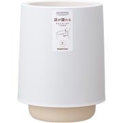 L-1041 WH [ホールドカン ゴミ箱 くず入れ カバー付 7リットル ホワイト 日本製]