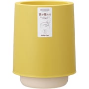 L-1041 YE [ホールドカン ゴミ箱 くず入れ カバー付 7リットル イエロー 日本製]